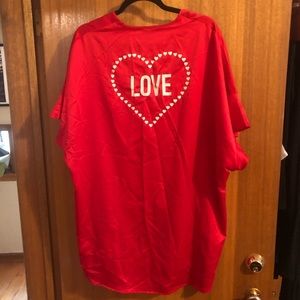 Victoria’s Secret Red Satin Lounge Robe
